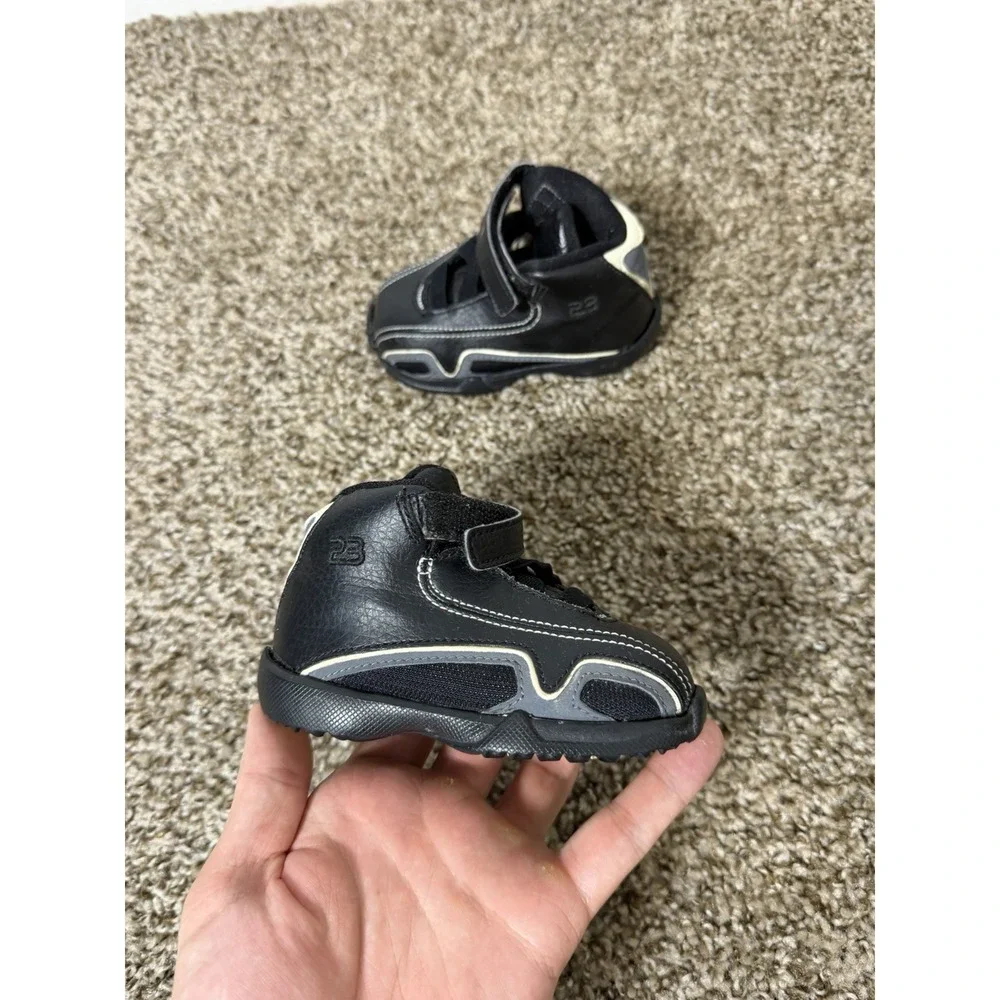 2005 Vintage Baby Jordan XXI Black Grey sz 4C‎ newborn infant shoes.